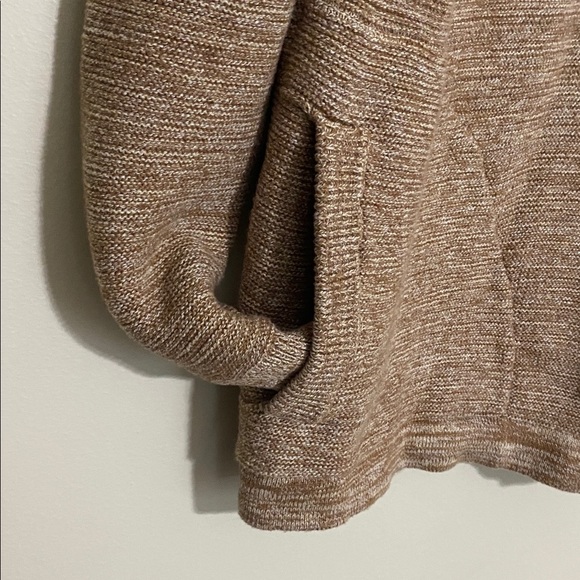 Rowm Men's Brown Sweater pullover Half-Zip XL  mock neck soft casual office cozy - Picture 6 of 9